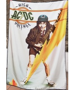 AC/DC High Voltage FLAG CLOTH POSTER BANNER CD Angus Young HEAVY METAL - £14.95 GBP