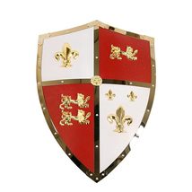 Munetoshi Medieval Royal Crusader Lion Shield Armor w/Handle - £48.21 GBP