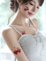 New color cherry fruit tattoo stickers 3D stickers waterproof disposable... - $58.06 MXN