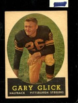 1958 Topps #19 Gary Glick Vgex Steelers *X85159 - £3.07 GBP