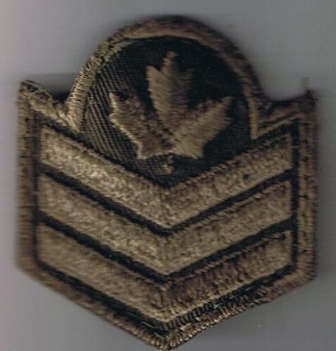 Primary image for Canadian Military Forces Patch Army Combat Sergeant 2 1/2" x 2"