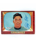 1955 Bowman #149 Cloyd Boyer Kansas City Athletics Signed AUTOGRAPHED Card - $11.95