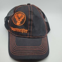 Jagermeister mesh baseball cap Orange trim with Stag snapback trucker hat - $10.00