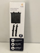 Pack of 2 EcoNour Car Side Window 15 in. x 17 in. Sun Shade Retractable ... - $13.23