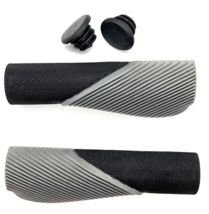 Lowrider Bicycle Grips Black Grey Beach Cruiser Chopper BMX Bike Ergo Ru... - $141.25 MXN