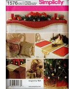 SIMPLICITY SEWING PATTERN 1576 UNCUT - Home Dec, Christmas Accessories, ... - $5.50