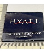 Matchbook Cover  Hyatt  Toll Free Reservations gmg  Unstruck - €10,70 EUR