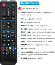 New Remote Replace For Samsung Tv Qn65Q8Dta Qn75Q8Dta - £14.17 GBP