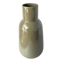 IKEA Modern Glossy Gray Ceramic Vase – 10 x 5 x 2.5 Inches - $373.88 MXN