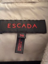 Escada Taupe Cashmere Blend Jeweled Button Up Blazer Jacket Coat Size 38 US 8 M - £106.16 GBP