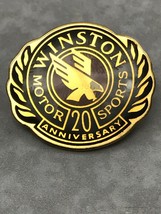 Vintage 1991 WINSTON Motor Sports 20th Anniversary Hat/Lapel Pin Nascar ... - £7.75 GBP