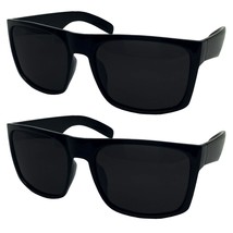 grinderPUNCH 2 Pack XL Polarized Men&#39;s Big Wide Frame Sunglasses - Large Head Fi - £35.40 GBP