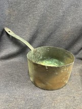 PRIMITIVE TIN LINED COPPER 6” POT PAN - $74.25