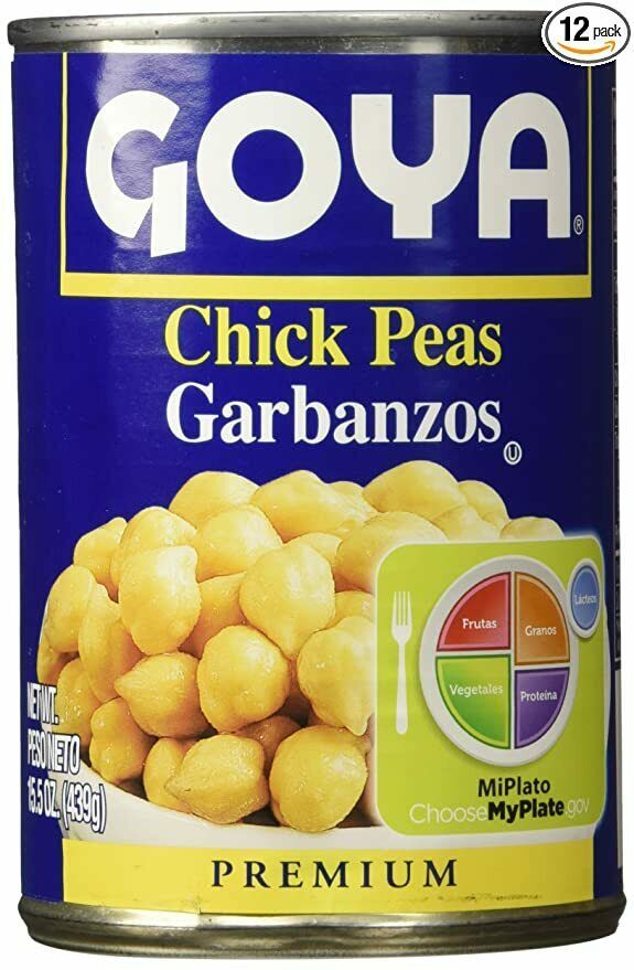 Primary image for Goya Chick Peas 15.5oz (12 cans)
