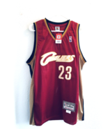 VTG LEBRON JAMES Hardwood Classics MITCHELL &amp; NESS MEN&#39;S JERSEY SZ 54 CA... - €247,56 EUR