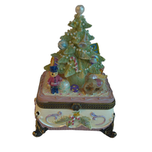 Kurt Adler Christmas Tree Trinket Box - £15.03 GBP