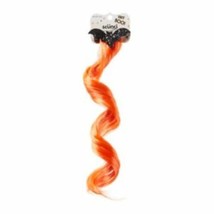 Scunci Halloween Bat Clip-On Hair Extension, Black &amp; Orange, 1-Piece - £5.87 GBP