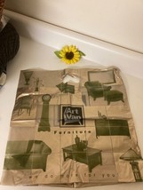 Vtg Art Van Furniture Plastic Bag Warren Michigan Interior Design 2000 Tote - $14.20