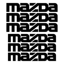 Dynamic brake caliper decals 6 pcs compatible with Mazda. Francés: Autoc... - $17.99