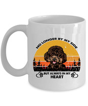 Poodle Dogs Lover Coffee Mug Ceramic Dog Paw Always In My Heart Sunset Mugs Gift - £13.41 GBP+