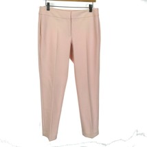 NWT Womens Size 6 6x30 Talbots Signature Pink Stretch Crepe Trouser Dress Pants - £23.50 GBP