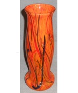 Art Deco CZECHOSLOVAKIA Mottled Colors ART GLASS VASE Nice! #2 - £100.85 GBP