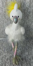 Animal Adventure Cockatoo Bird White Long Legs Fluffy Tropical 20&quot; Plush... - $24.47 CAD