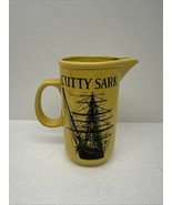 Cutty Sark Scots Whisky Yellow  Bar Pitcher 7 ” Tall Clipper Ship Design... - $13.85 CAD
