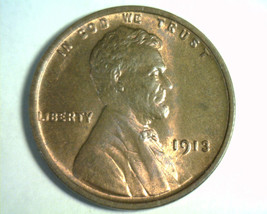 1913 Lincoln Cent Penny Choice / Gem Uncirculated Brown Ch / Gem Unc Br Original - $88.00
