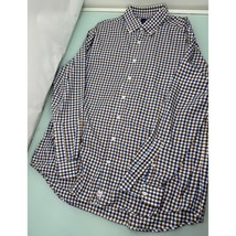 Vineyard Vines Slim Fit Murray Shirt Men Long Sleeve Button Up Plaid Cotton XL - £19.44 GBP