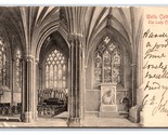 Interno Lady Chapel Wells Cathedral Ingland Udb Cartolina 5 Timbri Posta... - $5.08