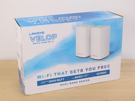 Linksys Velop Whole Home WiFi Dual Band Mesh Router  AC2600 WHW01 - £31.64 GBP
