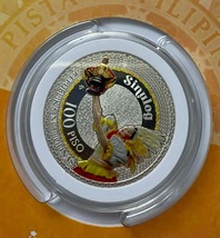 2026 Philippine 100 Piso SINULOG Colored 1 Oz BSP Silver Coin Cebu Sto Nino - $490.00