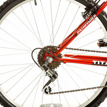 Titan Pathfinder 26 Inch 18-Speed Womens Mountain Bike Suspension Red White New. image 3
