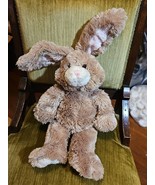 Build A Bear Brown Bunny Rabbit Plush With Bendable Fun Wired &amp; Poseable... - $19.75