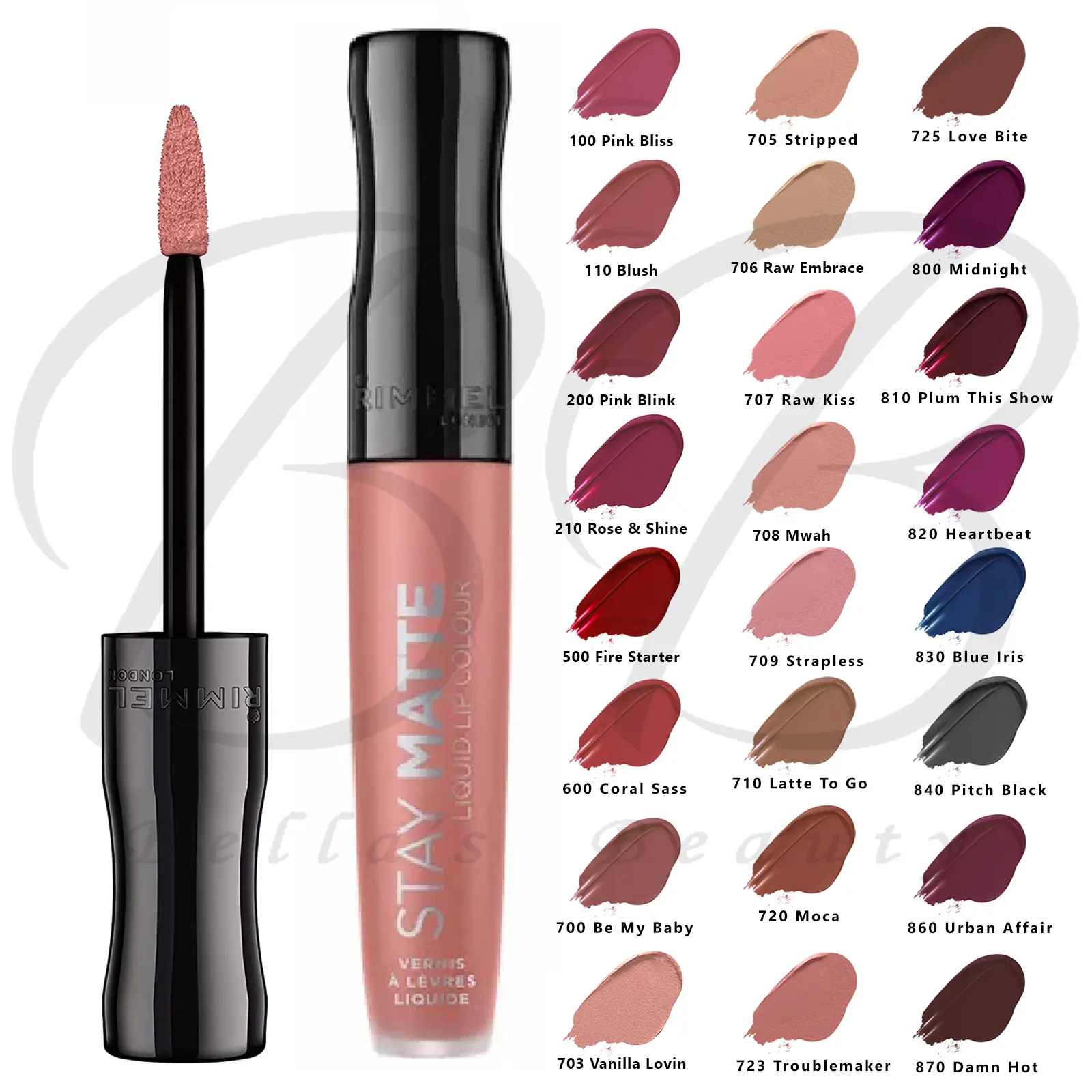 Stay Matte Liquid Lip Velvet Matte Lipstick, Full Cover  - £20.37 GBP