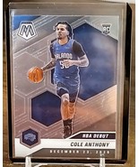 2020-21 Mosaic Cole Anthony Rookie Card RC NBA Debut AND Regular LOT Mag... - $54.54 MXN