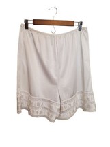 Vintage Ultra Feminine Size 1X Melrose White Petti Pants w/Beautiful Lac... - $34.99