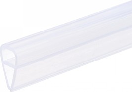 Uxcell Frameless Glass Shower Door Sweep 177.17&quot; Long For 1/4&quot;(6Mm) Glass U-Type - £27.96 GBP