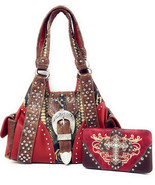 Buckle Collection Conceal Carry Shoulder Handbag Western Purse &amp; Matchin... - £38.70 GBP