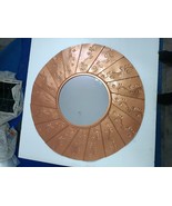 Metal Big Gold Copper Engraved Vintage Greek Wall Art Deco Round Gubi Mi... - £176.19 GBP