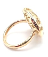Authentic! Louis Vuitton Monogram 18k Yellow Gold Large Ring - £2,306.43 GBP