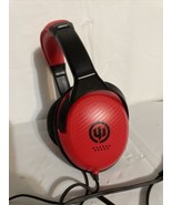 Wicked Audio Reverb RED Full Size Adjustable Headphones. Fully Tested. - £7.78 GBP