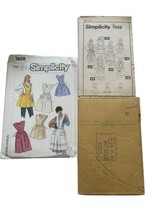 80s Simplicity Sewing Pattern 7658 Misses Apron Bib Wrap Size Small (10-12) UC - £4.42 GBP