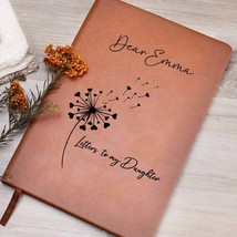 Letters to my Daughter Journal Pregnancy Journal Personalized Leather Journal  - $49.16