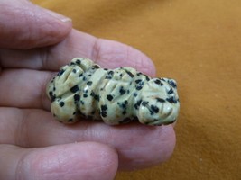 (Y-OTT-LA-558) little spotted SEA OTTER carving figurine gem marine rive... - $14.01