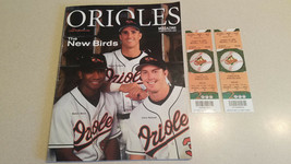 Orioles August 14, 2000 Pair of Tickets &amp; Orioles Magazine Third Edition 2000 - £6.71 GBP