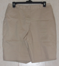 NEW WOMENS (r)elativity BEIGE SHORTS   SIZE 16 - £22.38 GBP