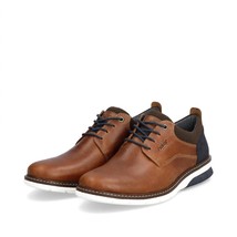 Rieker men&#39;s dustin oxford shoes in Amaretto/Pazifik - £75.47 GBP