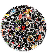 100 pieces black little cat waterproof decoration sticker - £11.96 GBP